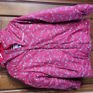 Columbia Horizon Ride Pomegranate Star Follies Girls XL Winter Jacket